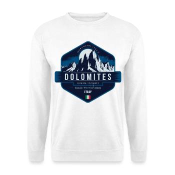 Dolomites , Italie - Sweat-shirt Unisexe - blanc - Devant