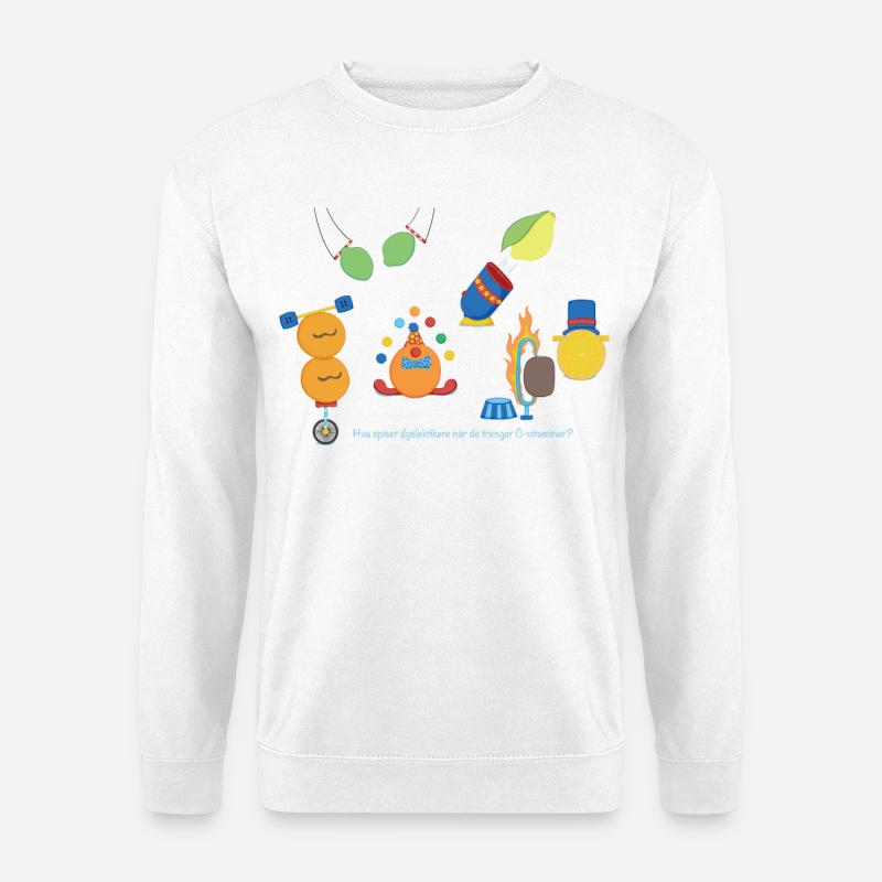 Zirkusfrüchte - Unisex Pullover - Weiß