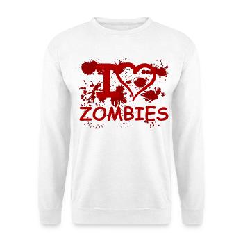 L’amour ne s’arrête pas à la mort, il ne commence que là - Sweat-shirt Unisexe - blanc - Devant
