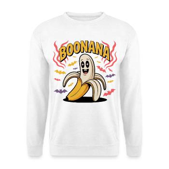 Boonana Geist Banane Kostüm - Unisex Pullover - Weiß - Vorne