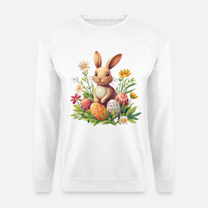 Osterhase - Unisex Pullover - Weiß