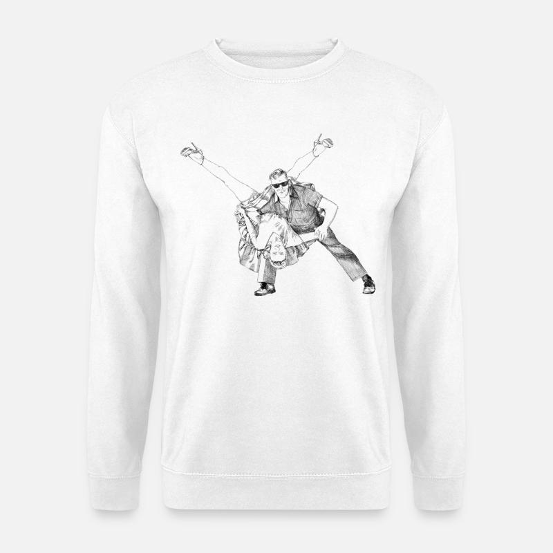 Roccia e rotelle - Felpa unisex - bianco