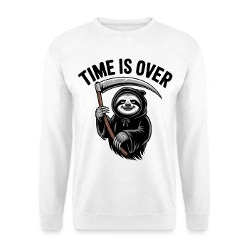 Grim Reaper Sloth - Unisex Sweatshirt - white - Front