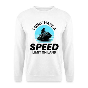 Jetski-Liebhaber Wassersport - Unisex Pullover - Weiß - Vorne