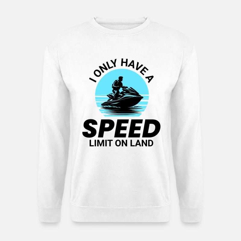 Jetski-Liebhaber Wassersport - Unisex Pullover - Weiß