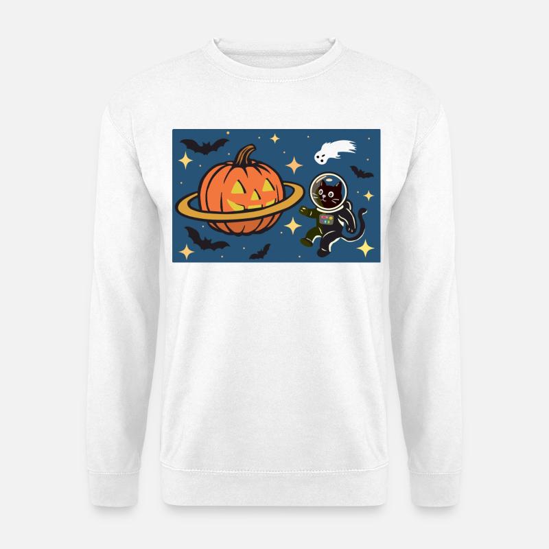 Halloween-Planet - Unisex Pullover - Weiß