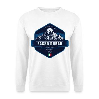 Passo Duran – Dolomiten , Italien - Unisex Pullover - Weiß - Vorne