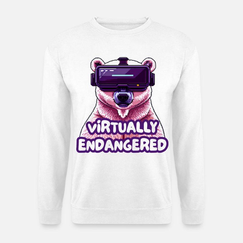Virtually Endangered - Unisex Pullover - Weiß