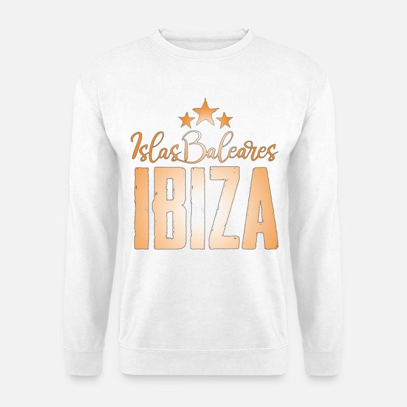 Ibiza Insel Stars Design - Unisex Pullover - Weiß