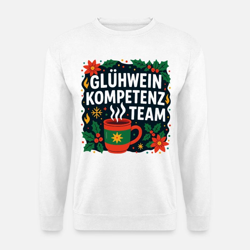 Mulled Wine Team - Unisex Sweatshirt - white