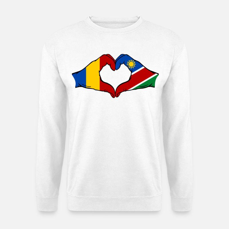 Tschad_Nairobi_Flagge_Afrika - Unisex Pullover - Weiß