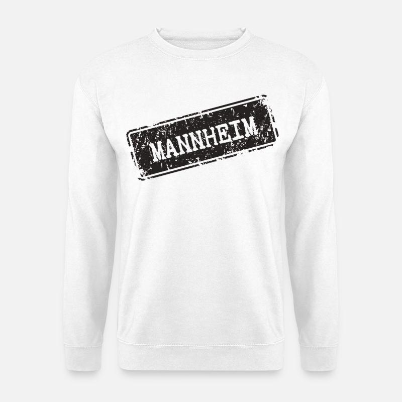 Mannheim Stadtlogo Design - Unisex Pullover - Weiß