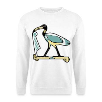 THOTH Egyptian Symbol - Unisex Sweatshirt - white - Front