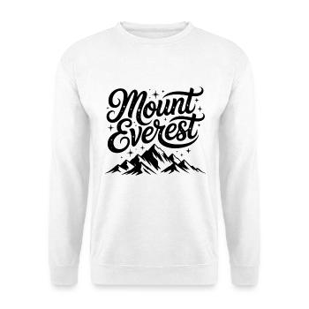 Mount Everest - Souvenir Design - Unisex Sweatshirt - white - Front