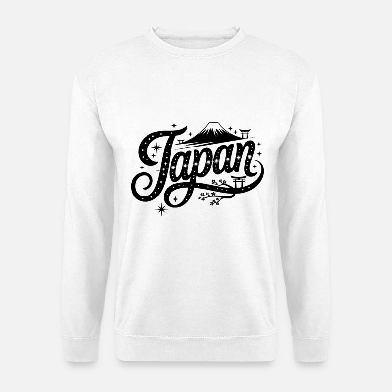 Japan - Souvenir-Design - Unisex Pullover - Weiß