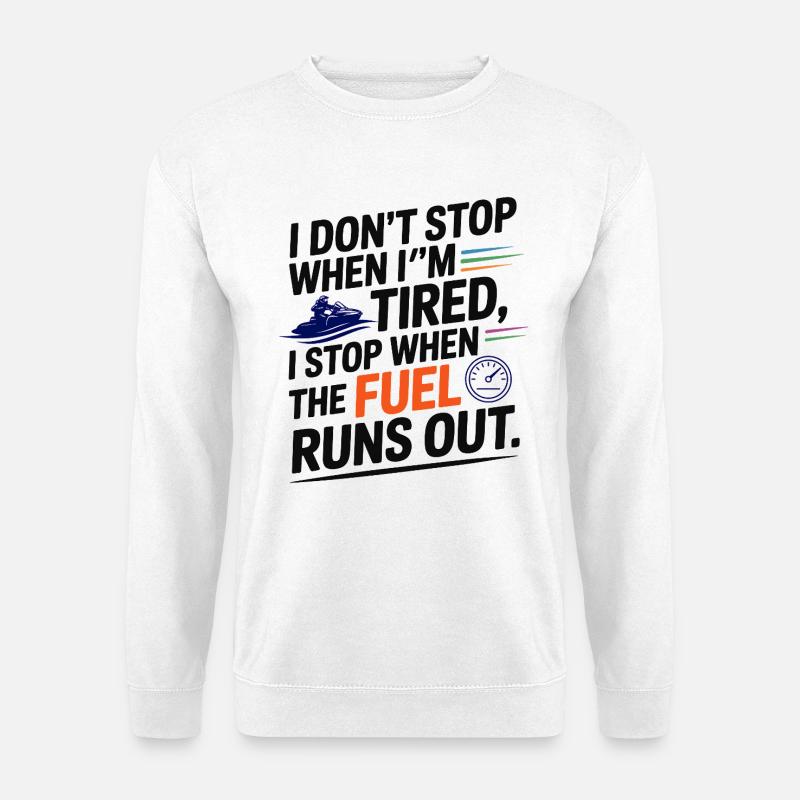 Extremfahrer, hör nicht auf - Unisex Pullover - Weiß