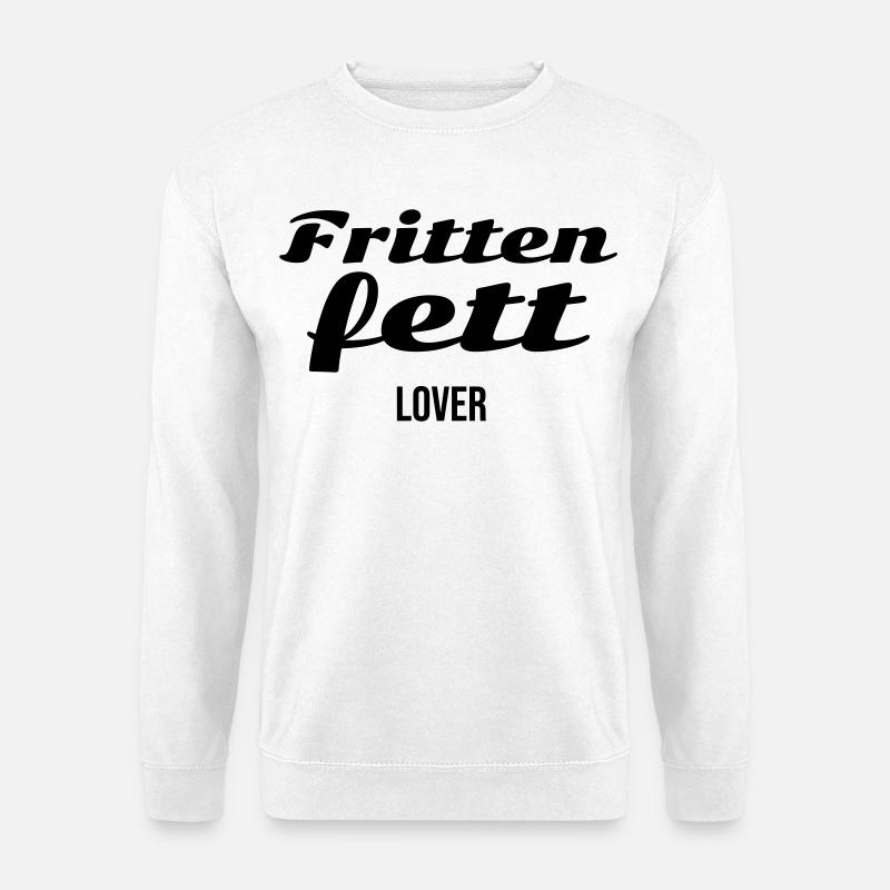 Frittenfett Lover - Unisex Pullover - Weiß