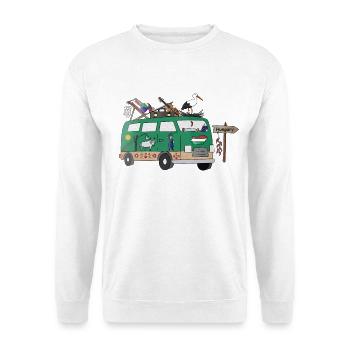 Paprika and Road Trip Camper Hungary - Unisex Sweatshirt - white - Front