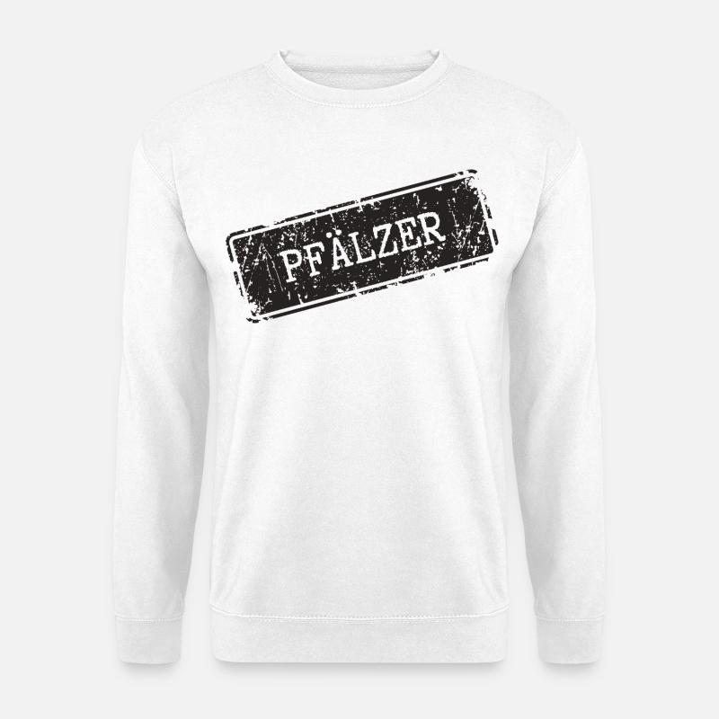 Pfalz Weinregion Illustration - Unisex Pullover - Weiß