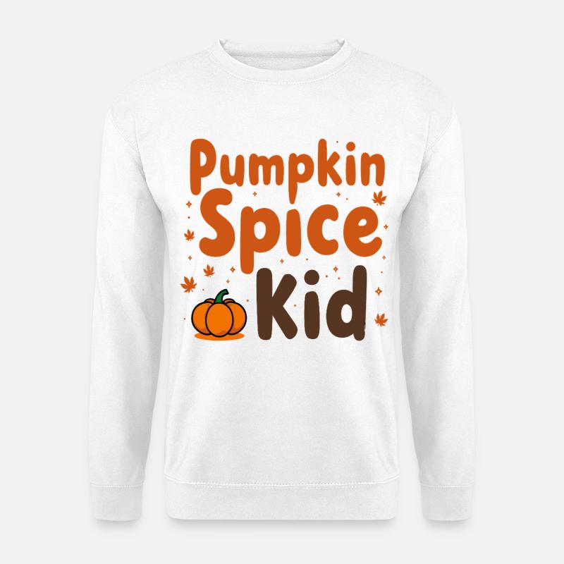 Pumpkin Spice Kid Spruch Zitat                  - Unisex Pullover - Weiß
