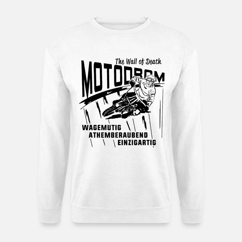Motodrom - Unisex Pullover - Weiß