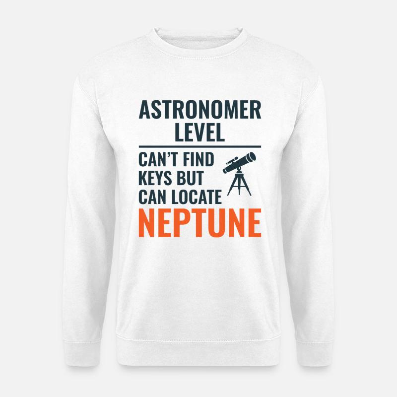 Sonnensystem Planeten Weltraumkunst - Unisex Pullover - Weiß