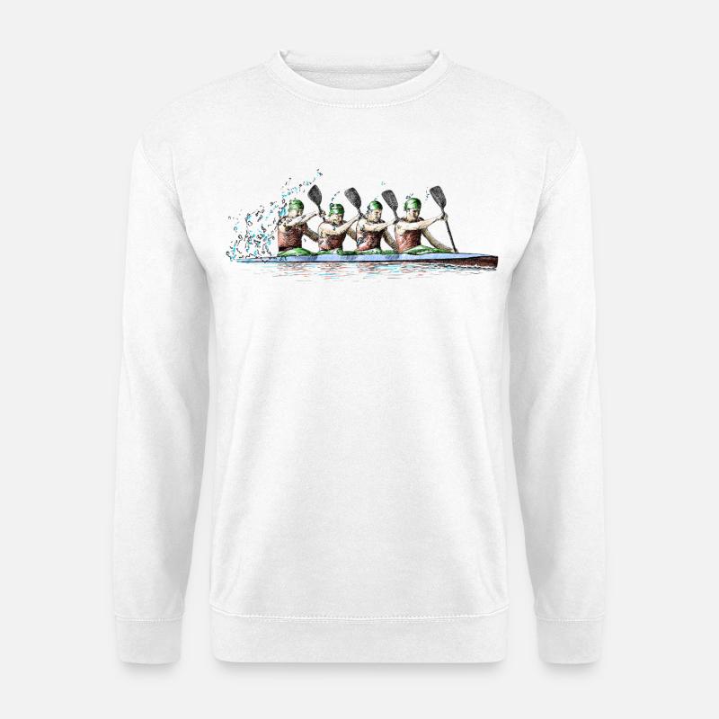 Kanurennsport - Unisex Pullover - Weiß