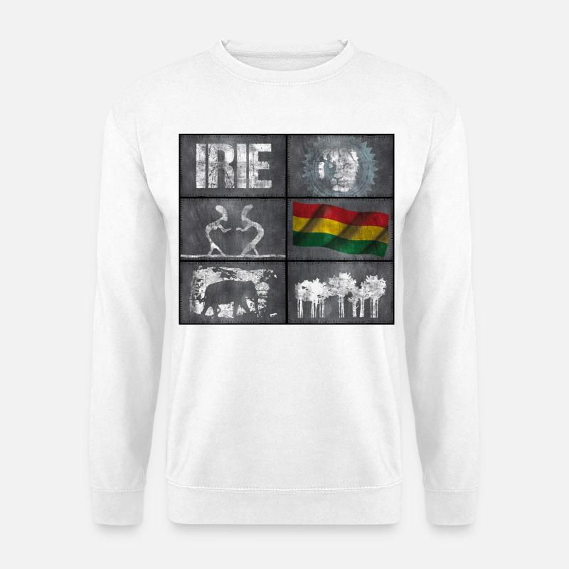 Reggae Kulturmix - Unisex Pullover - Weiß
