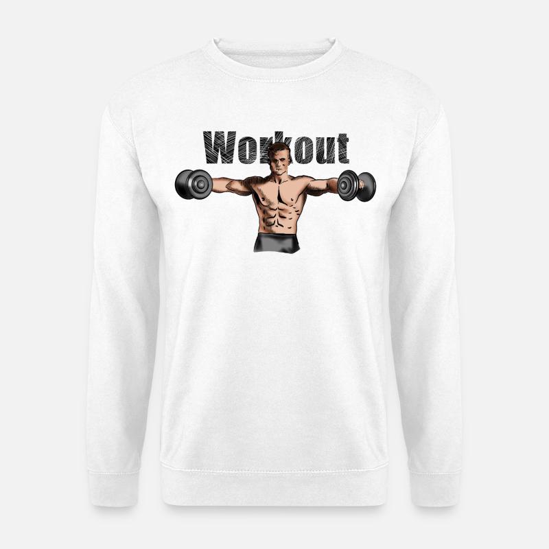 Workout - Unisex Pullover - Weiß