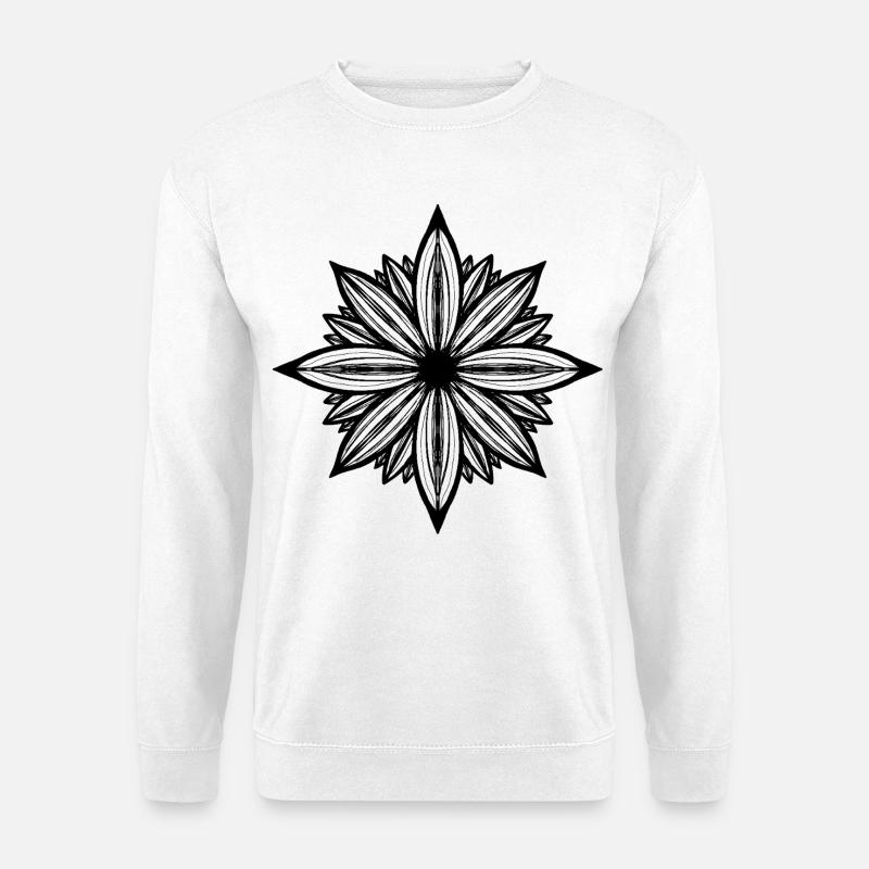 Daisy flower - Unisex Pullover - Weiß