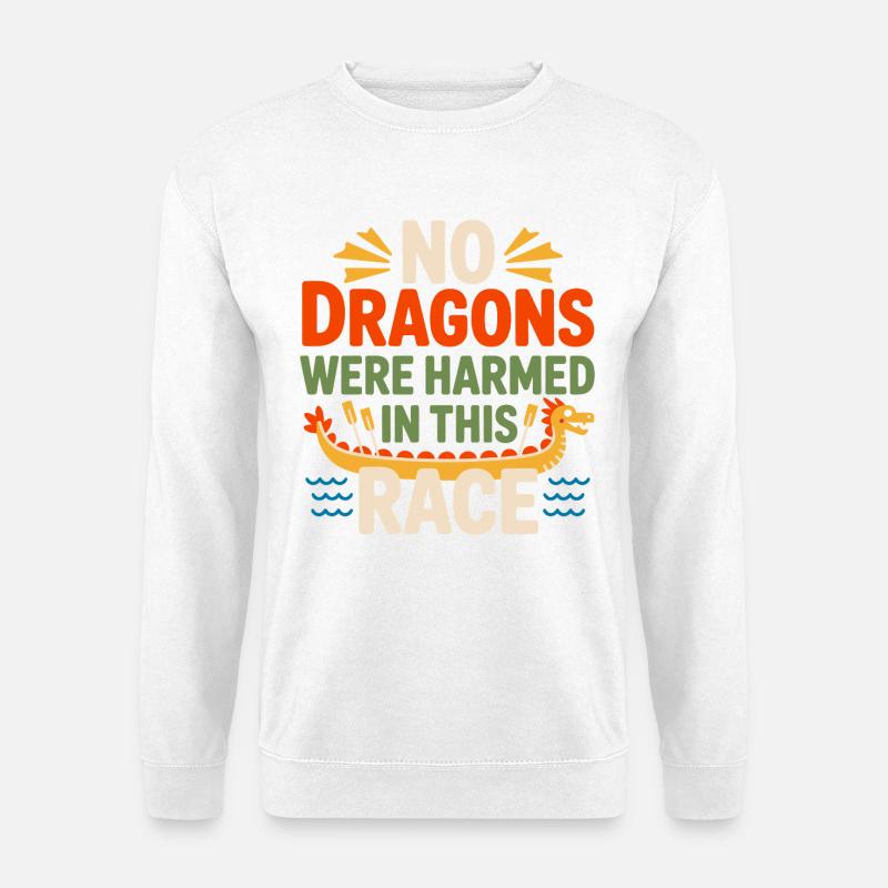 Team Paddling Synchronized Art  - Unisex Sweatshirt - white