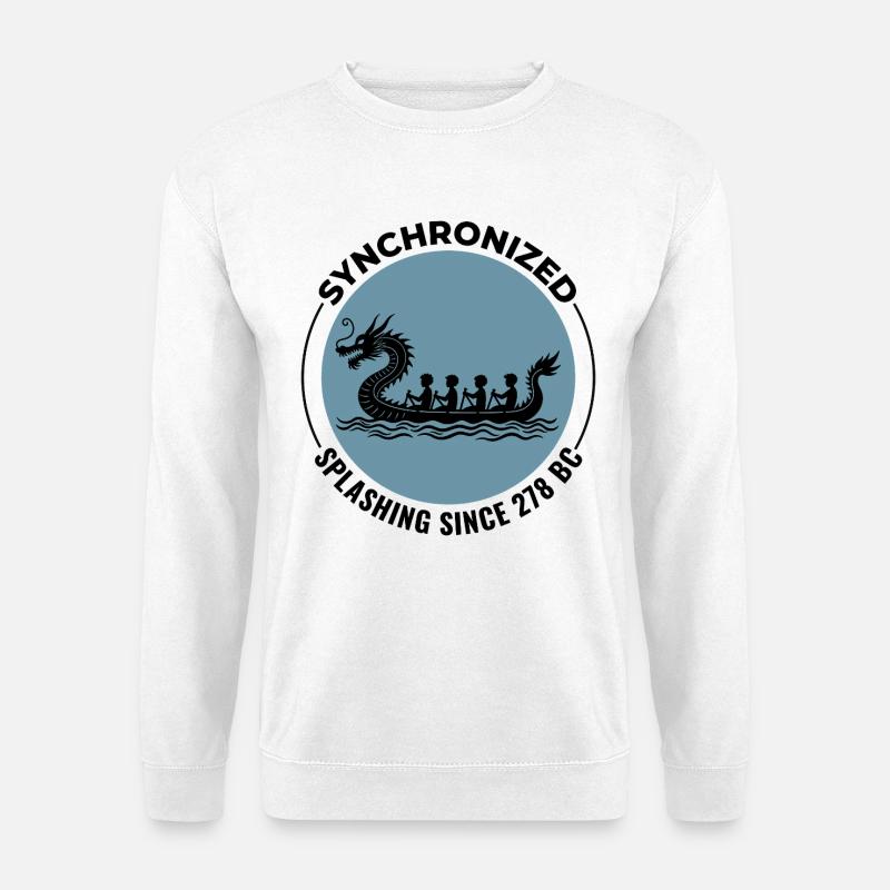 Drachenboot-Rennteam - Unisex Pullover - Weiß
