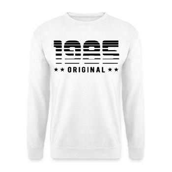 Original 1985 Édition Limitée - Anniversaire - Sweat-shirt Unisexe - blanc - Devant