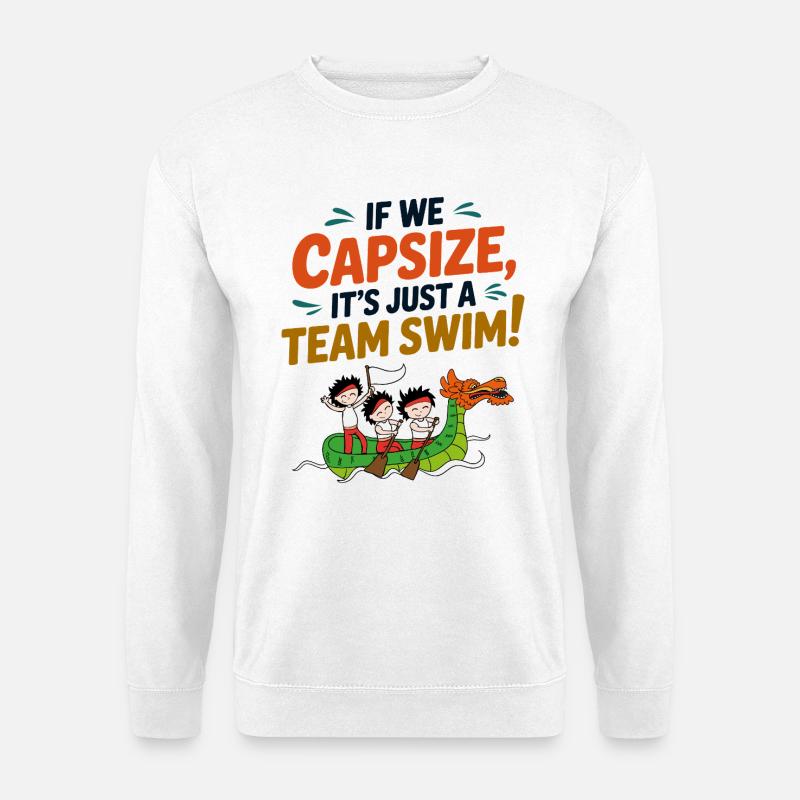 Synchronisiertes Paddelteam - Unisex Pullover - Weiß