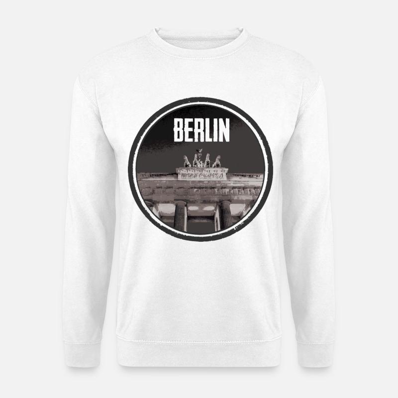 Berlin urban Architektur Design - Unisex Pullover - Weiß