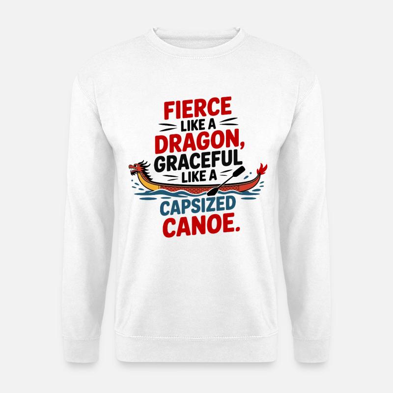 Das Team des Drachenbootfestivals - Unisex Pullover - Weiß