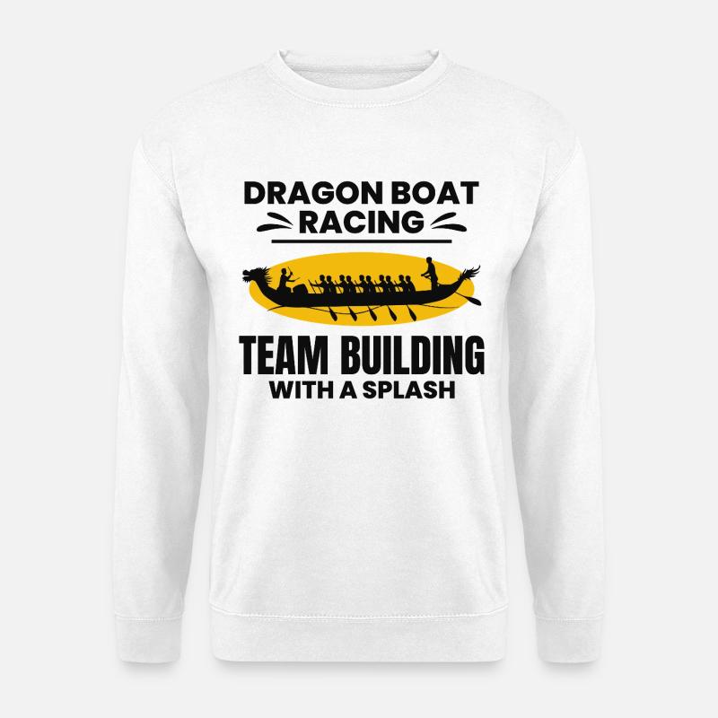 Synchronisiertes Paddelteam - Unisex Pullover - Weiß