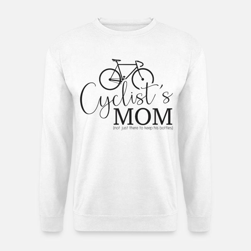 Die Mutter des Radfahrers - Unisex Pullover - Weiß