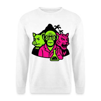 Île étrange - Sweat-shirt Unisexe - blanc - Devant
