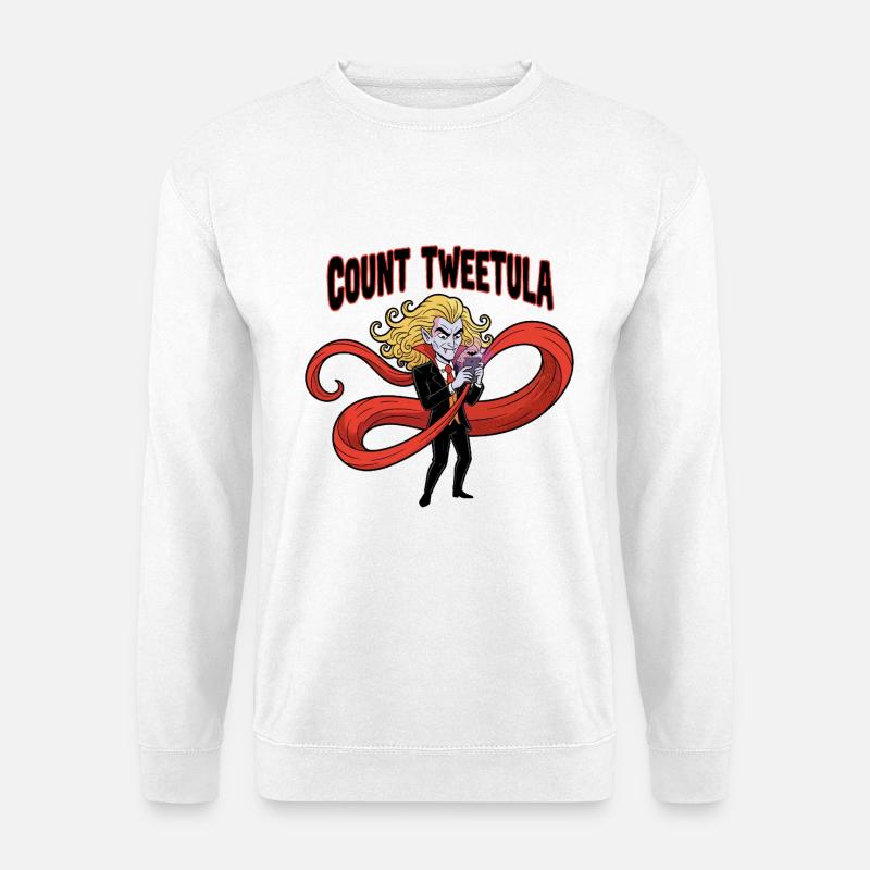 Vampir Twisted Meme Design - Unisex Pullover - Weiß