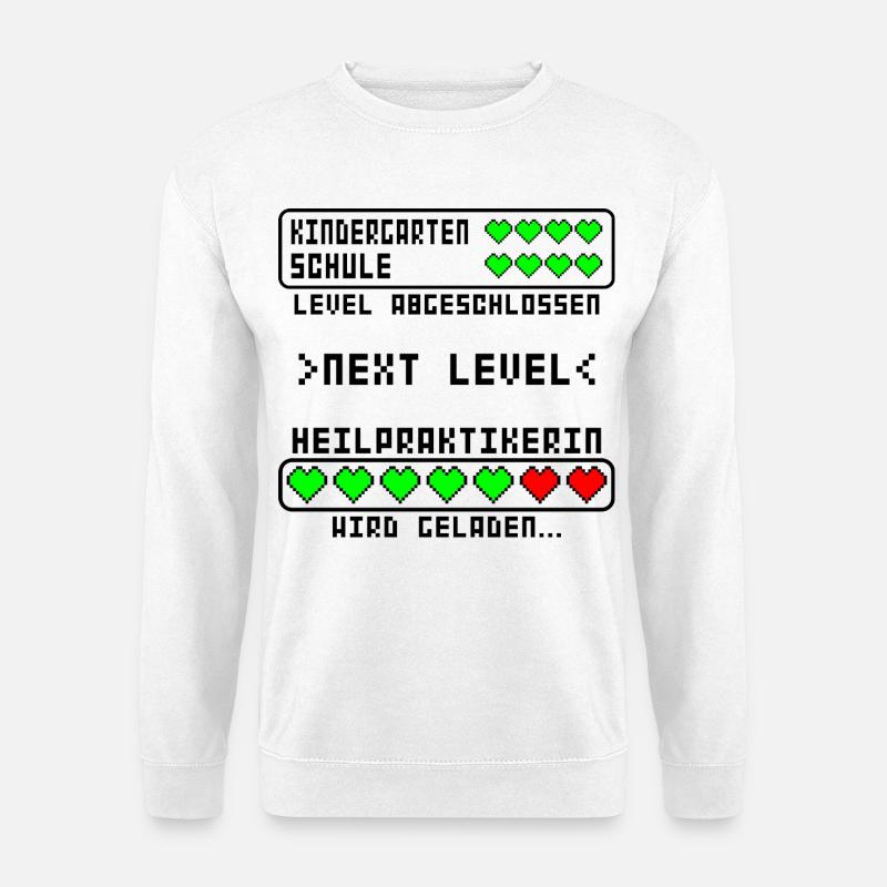 Aspiring naturopath in training Start - Unisex Sweatshirt - white