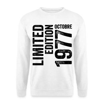 1977 - Unisex Sweatshirt - white - Front