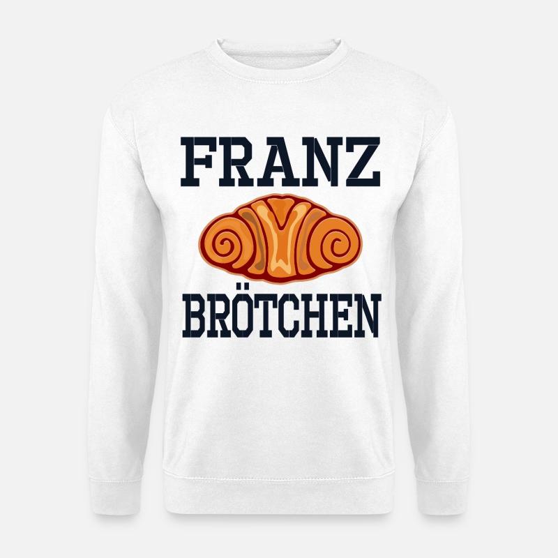 HAMBURG FRANZBRÖTCHEN BACKEN - Unisex Pullover - Weiß