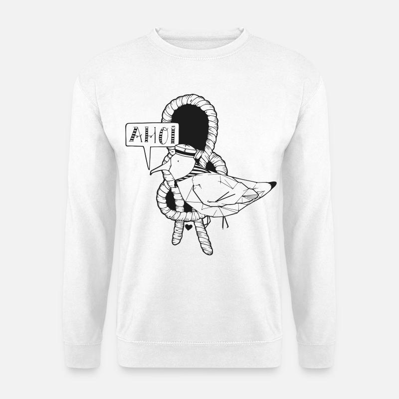 AHOI Möwe - Unisex Pullover - Weiß