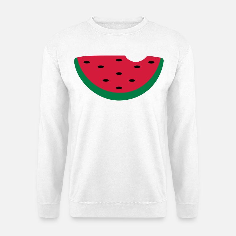 Melone - Unisex Pullover - Weiß