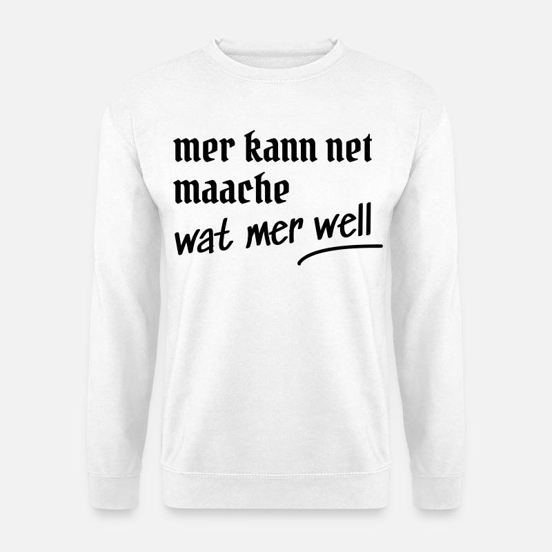 Cologne Saying Design Gift - Unisex Sweatshirt - white