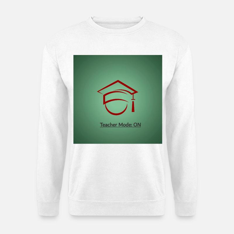 "T-Shirt Wissen ist Macht" - Unisex Pullover - Weiß