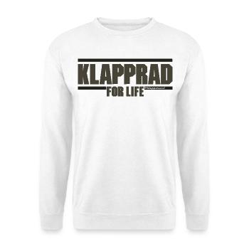 Klapprad_for_Life - Unisex Pullover - Weiß - Vorne
