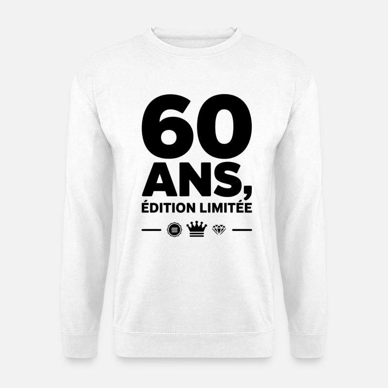 60 Jahre limitierte Auflage - Unisex Pullover - Weiß