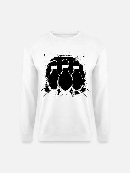 Bowling Graphics - Unisex Sweatshirt - white